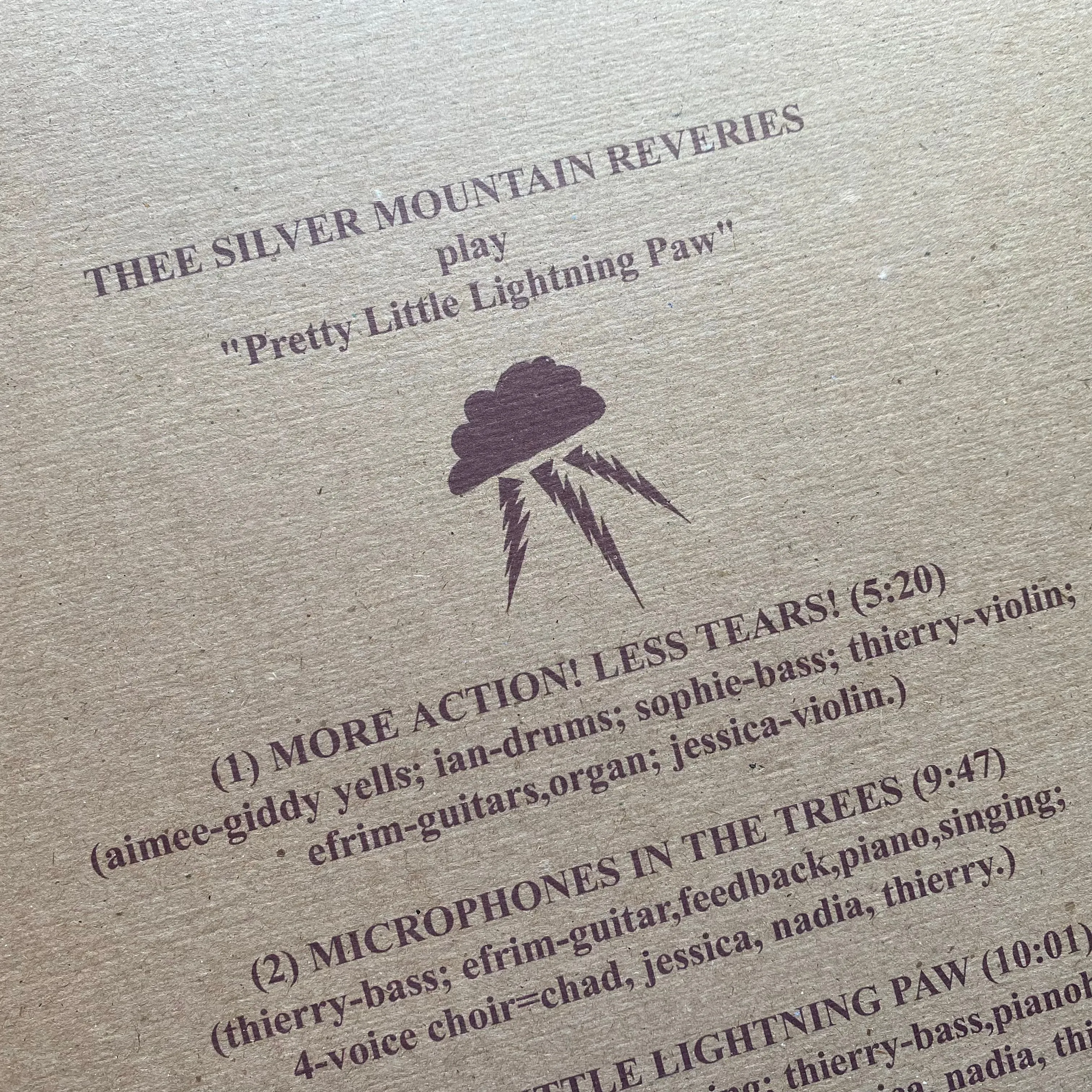 CST030 Thee Silver Mountain Reveries | The ''Pretty Little Lightning Paw'' EP