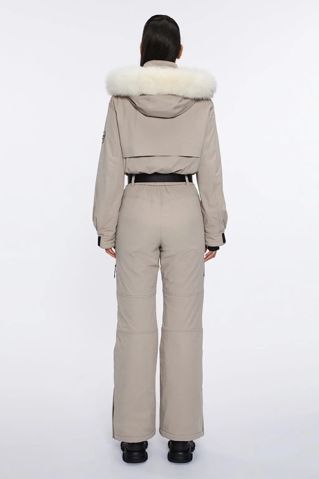 Detachable Fur Jumpsuit