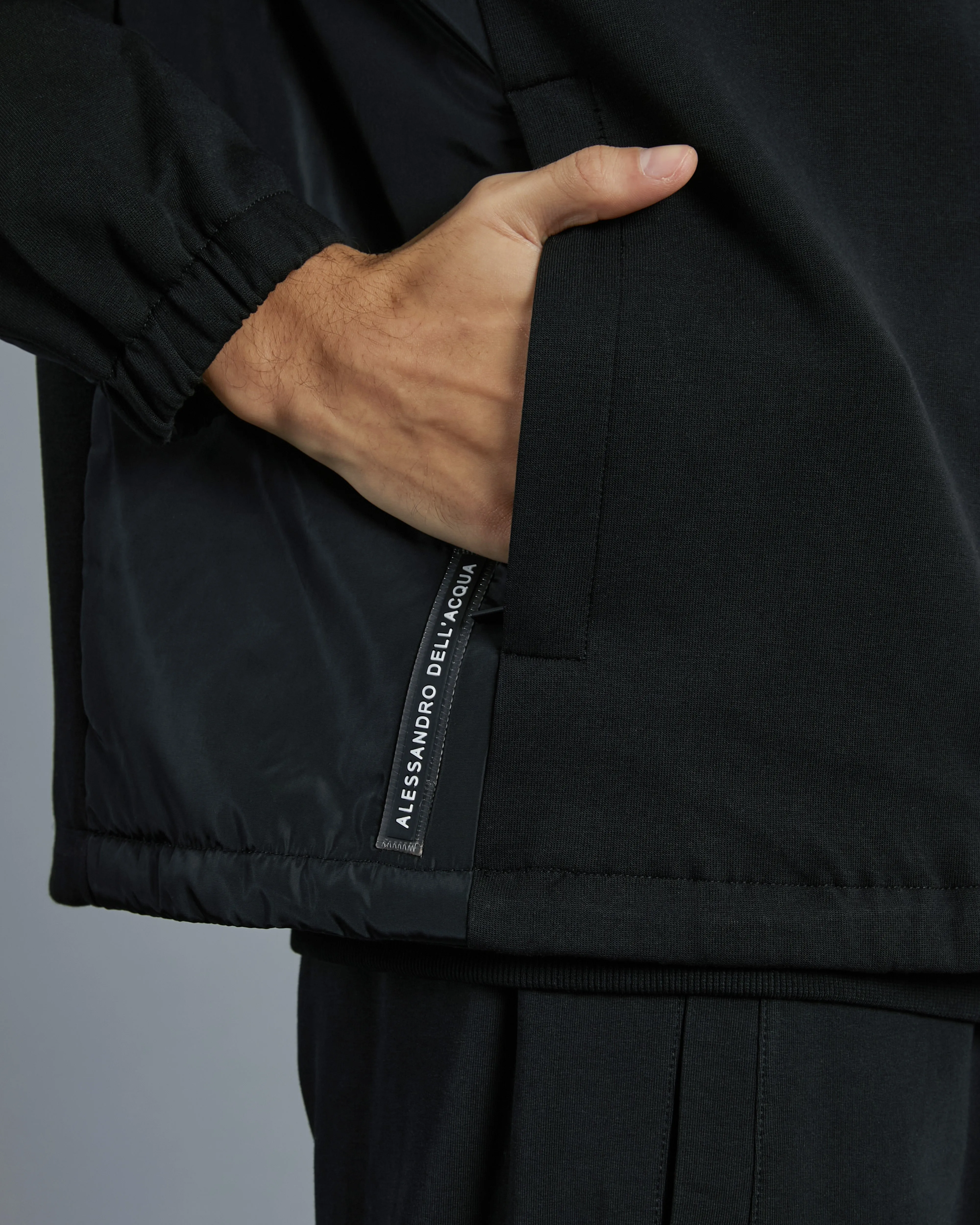 Detachable Hood Track Jacket