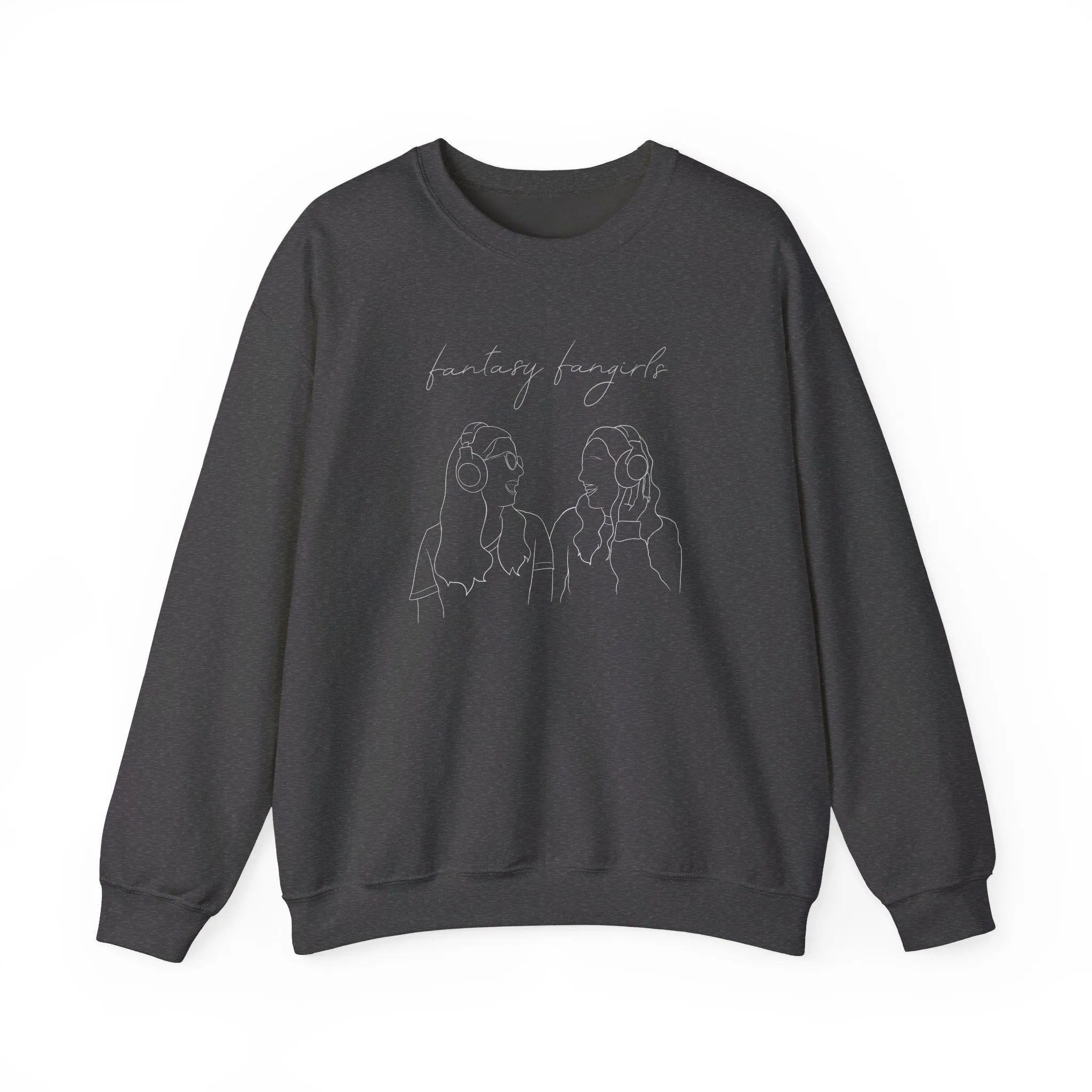 Fantasy Fangirls Minimalist Unisex Crewneck Sweatshirt