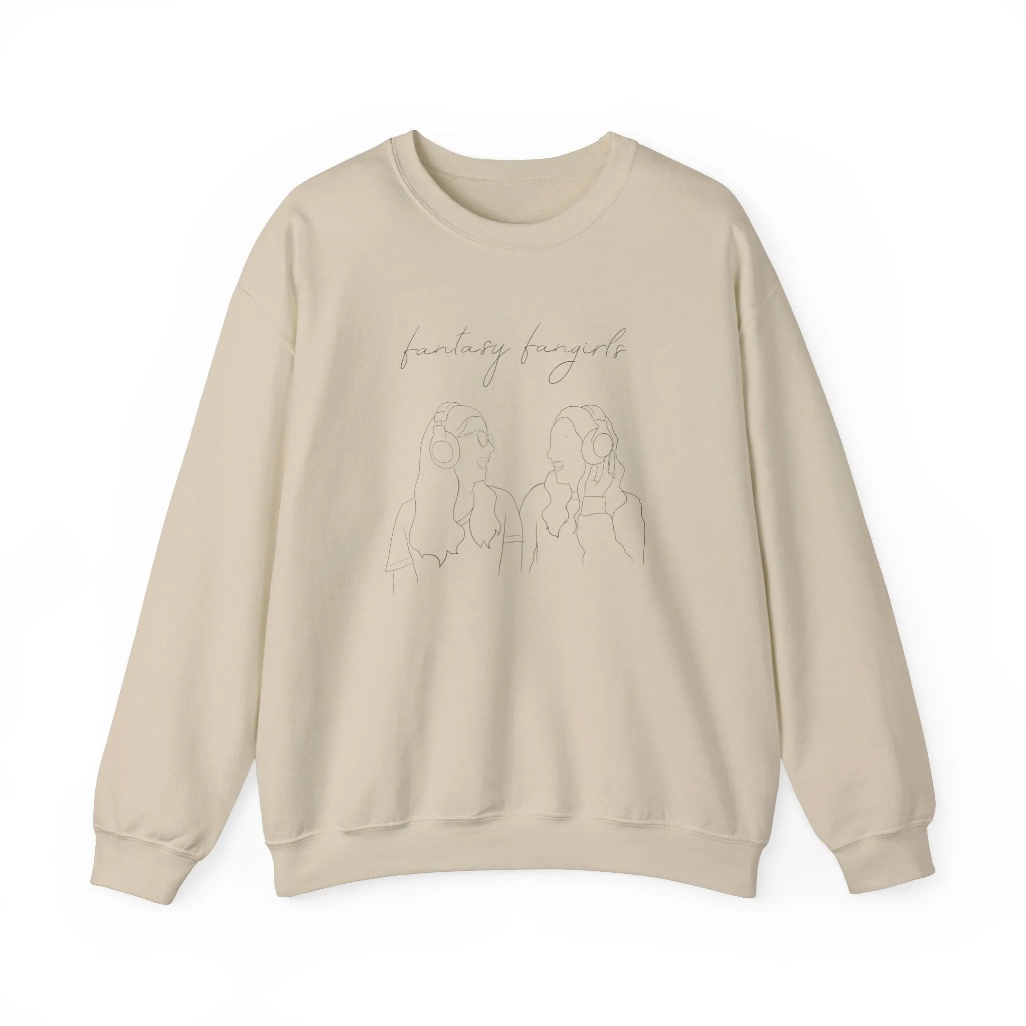 Fantasy Fangirls Minimalist Unisex Crewneck Sweatshirt