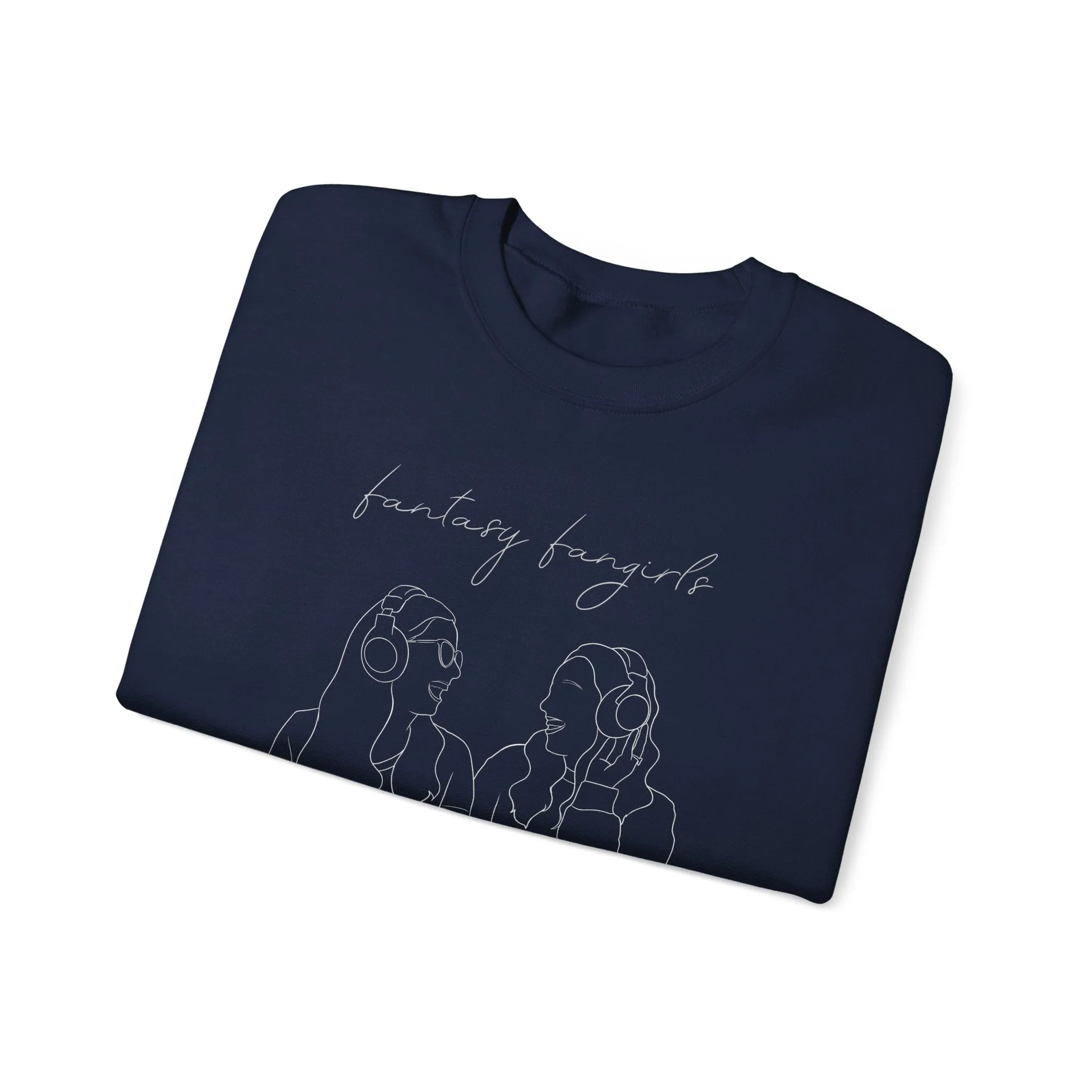 Fantasy Fangirls Minimalist Unisex Crewneck Sweatshirt