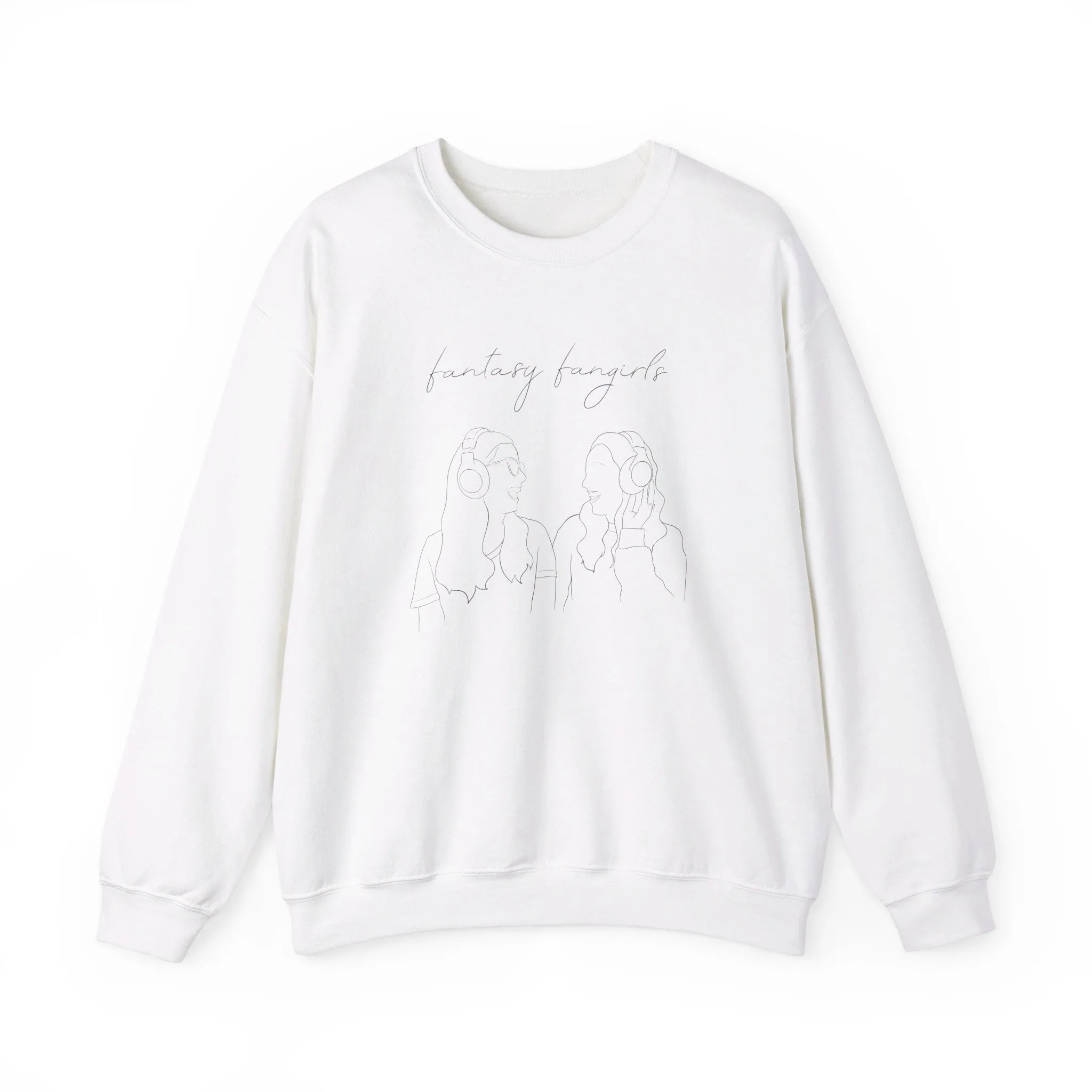 Fantasy Fangirls Minimalist Unisex Crewneck Sweatshirt