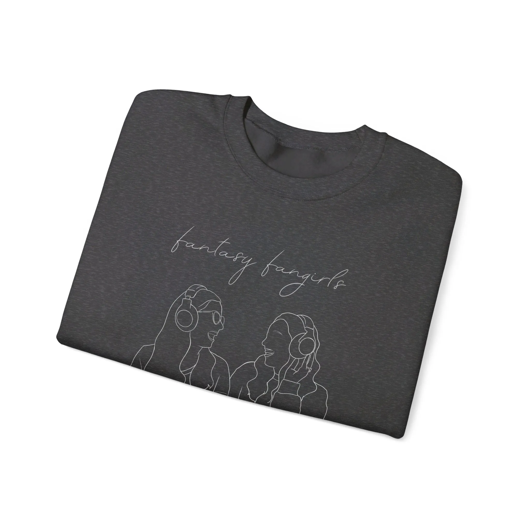 Fantasy Fangirls Minimalist Unisex Crewneck Sweatshirt