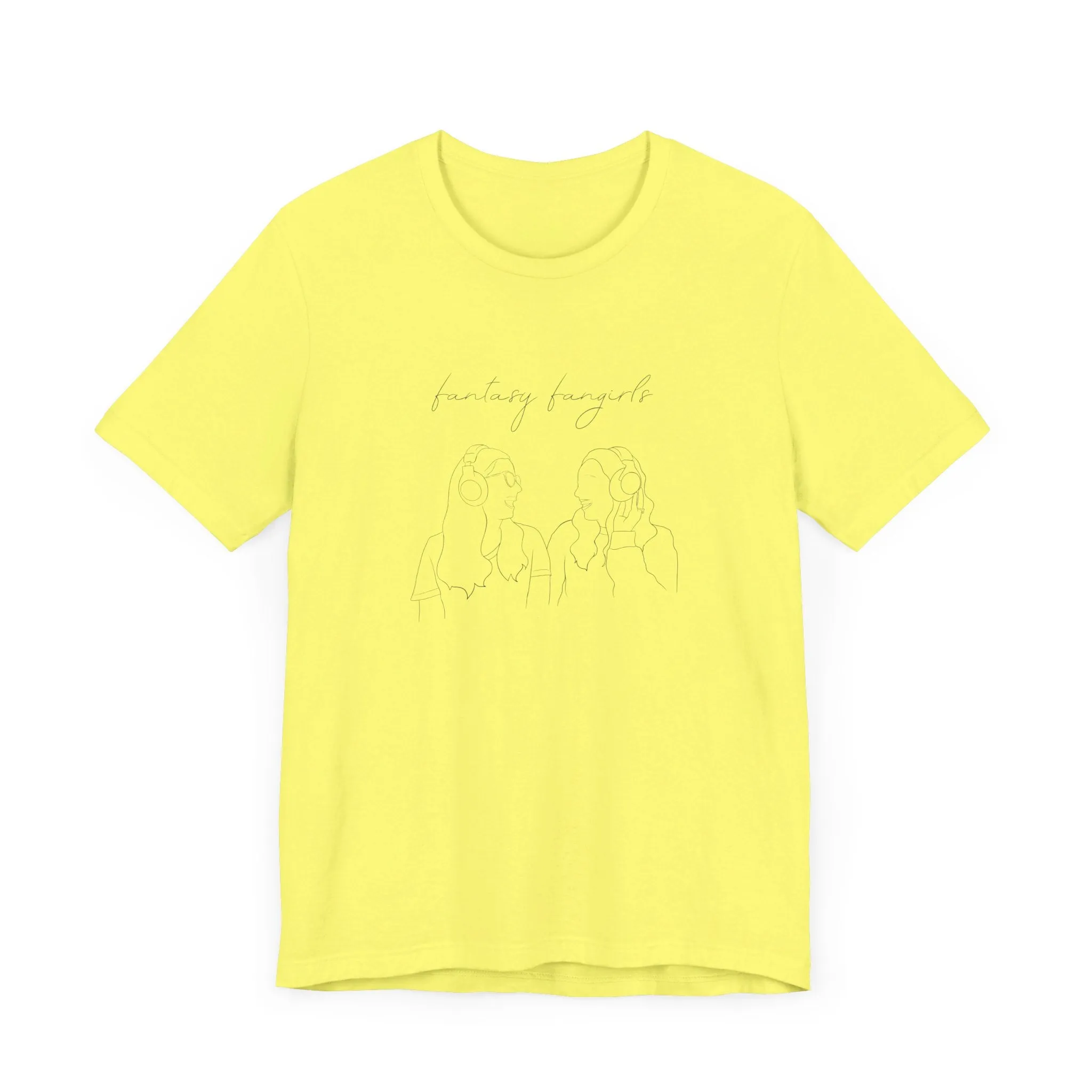 Fantasy Fangirls Minimalist Unisex Short Sleeve Tee