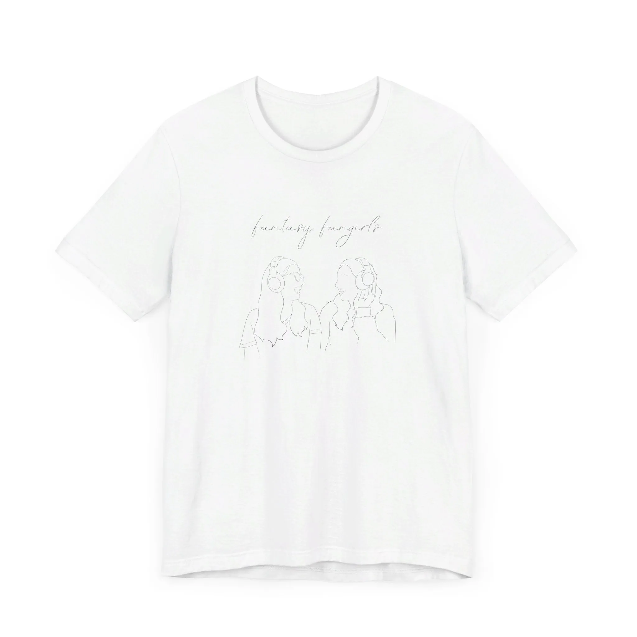 Fantasy Fangirls Minimalist Unisex Short Sleeve Tee