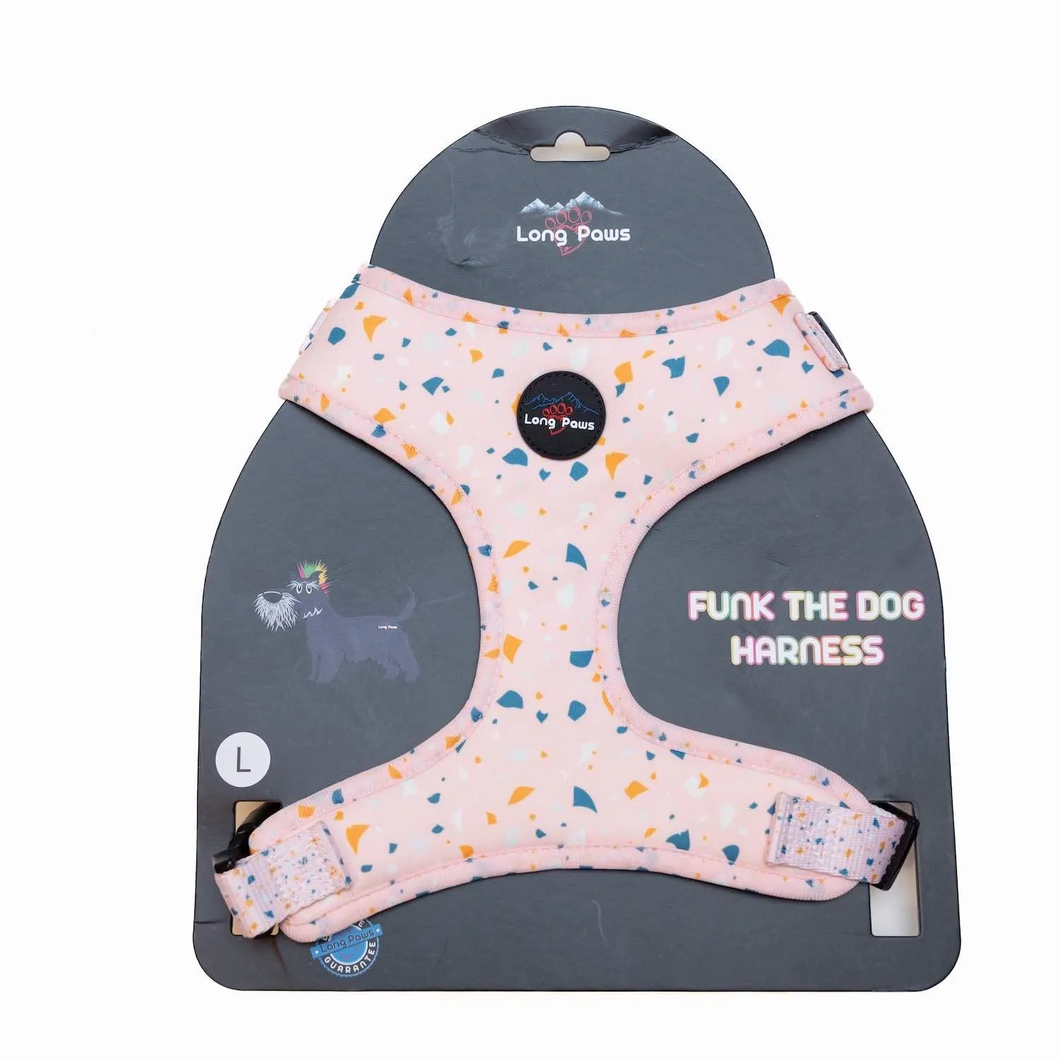 Funk The Dog Harness | Terrazo Pink