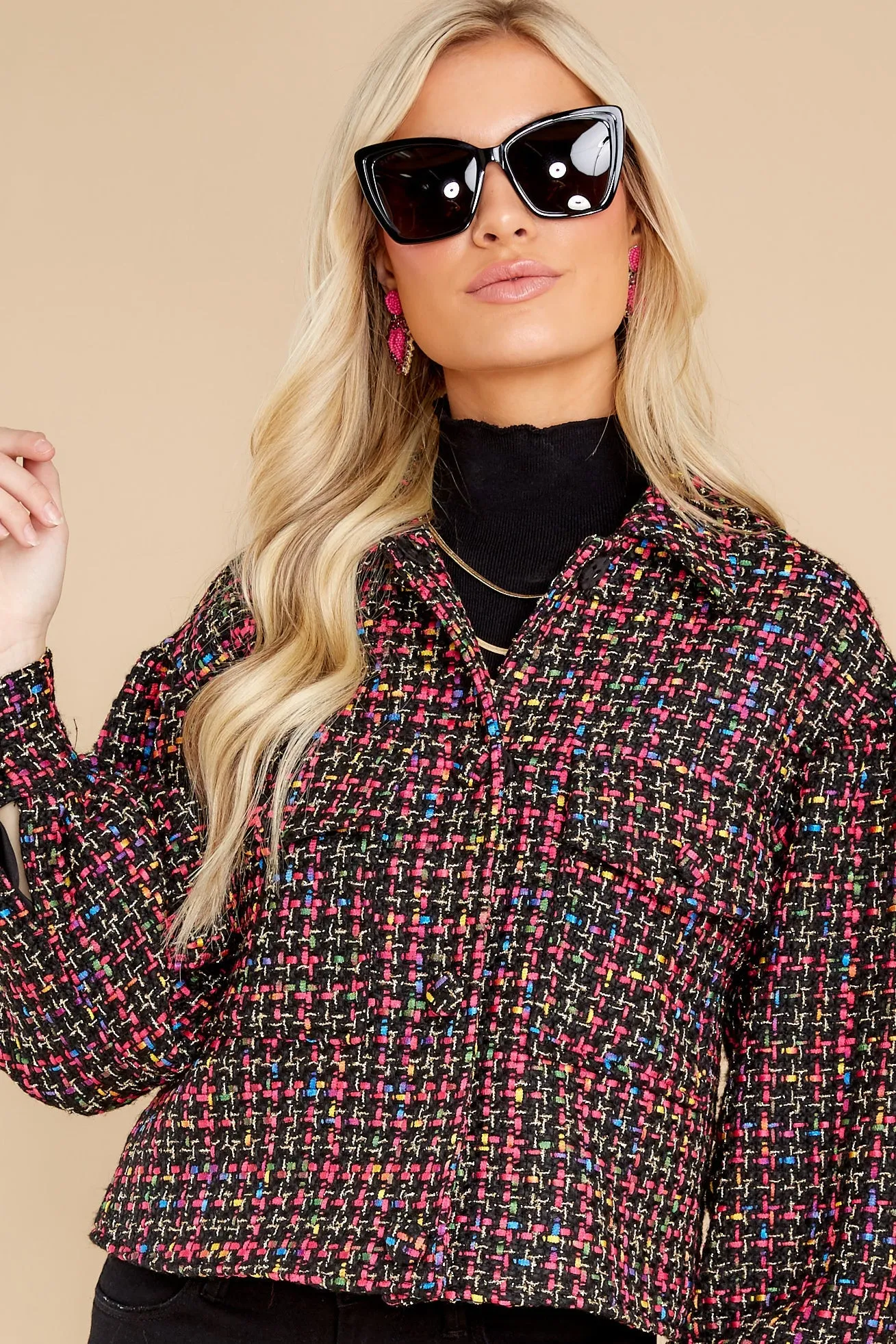 Gemma Rainbow Tweed Jacket