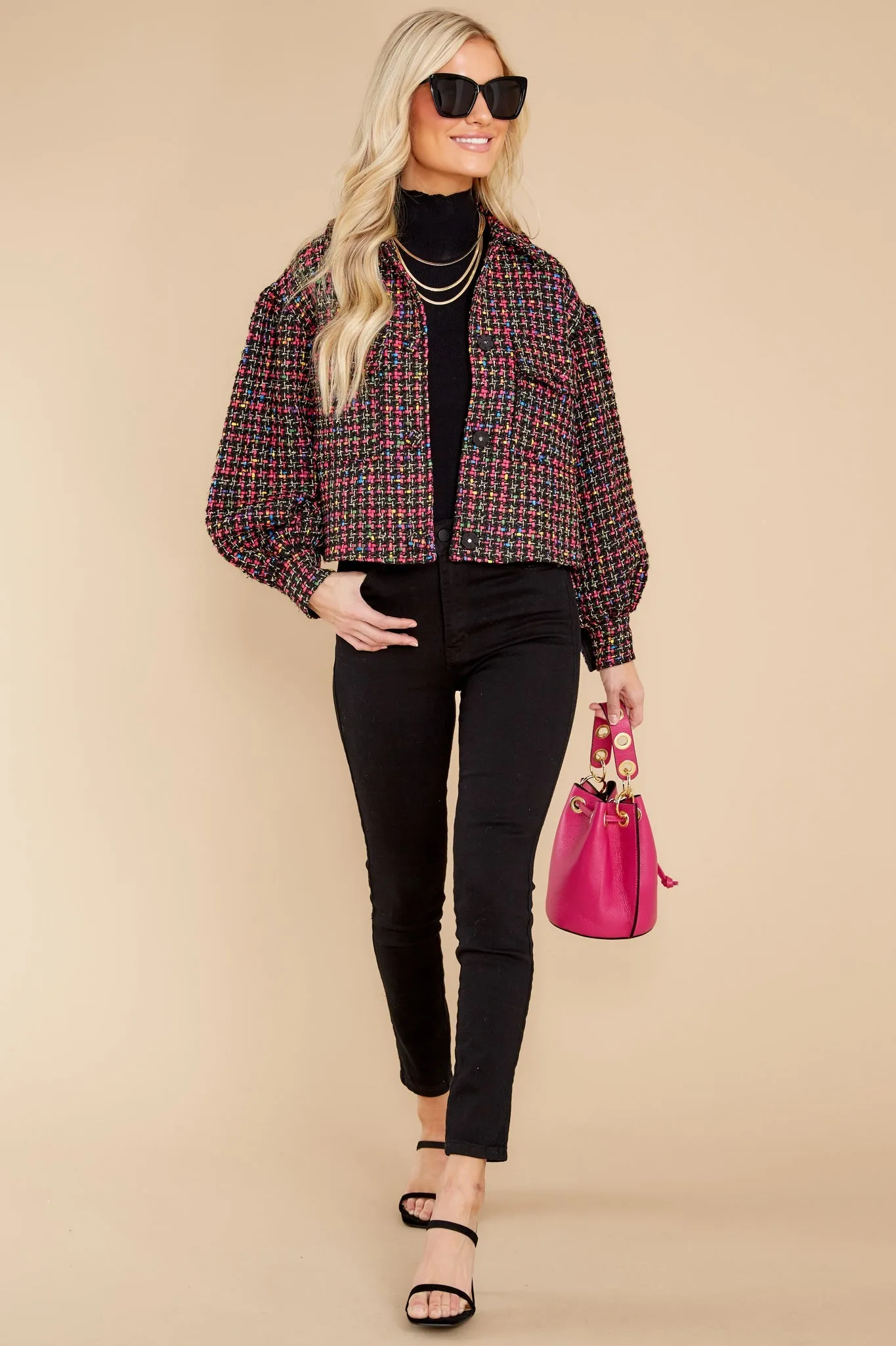 Gemma Rainbow Tweed Jacket