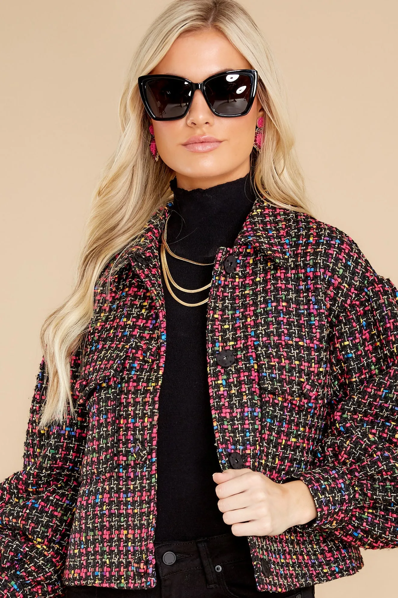 Gemma Rainbow Tweed Jacket