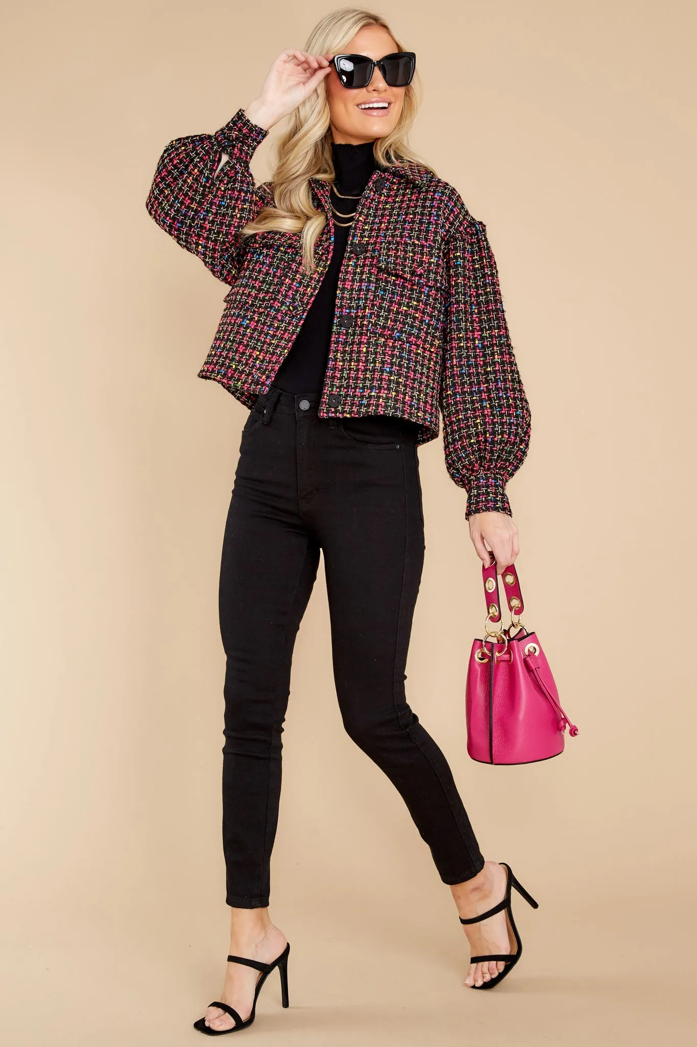 Gemma Rainbow Tweed Jacket