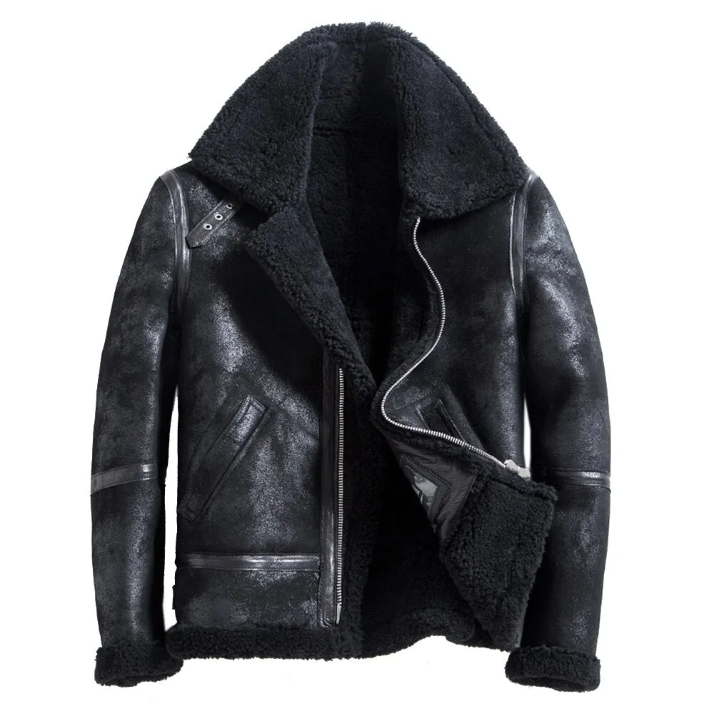 Genuine Leather Fur Shearling Coats