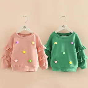 Girls Pom Pom Jumper 2-10 years