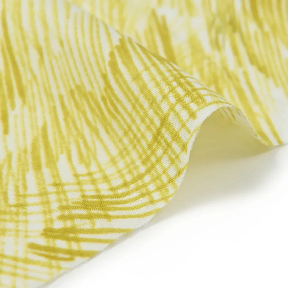 Golden Olive "Good Sign" Cotton Double Gauze from Japan by Nani Iro, 41" Wide By the Yard #EGX-11140-1C