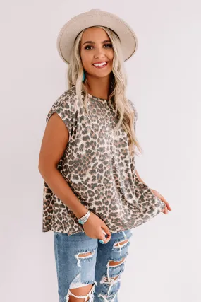 Grabbing Lattes Leopard Tee