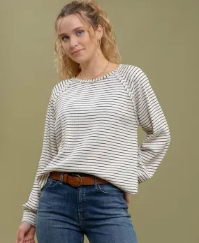 Grace Striped White Long Sleeve