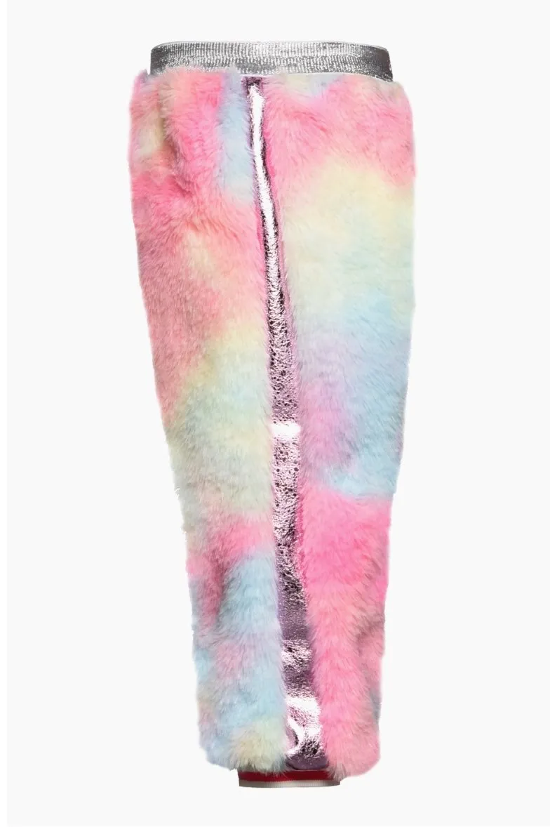 Hannah Banana Girls Tie Dye LOVE Fuzzy L/S Sweater and Jogger Set