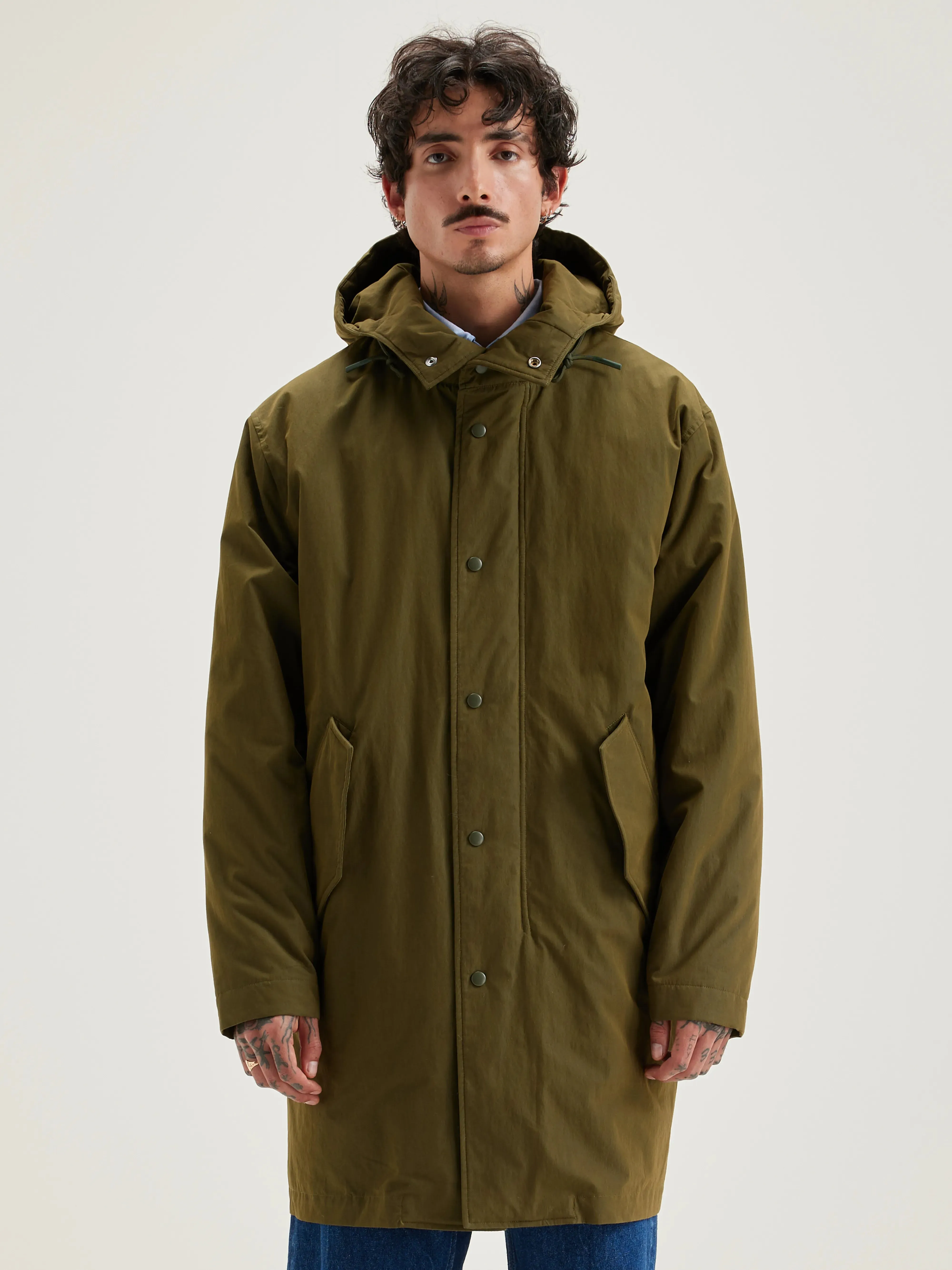 Hanson hooded parka (242 / M / OLIVE)