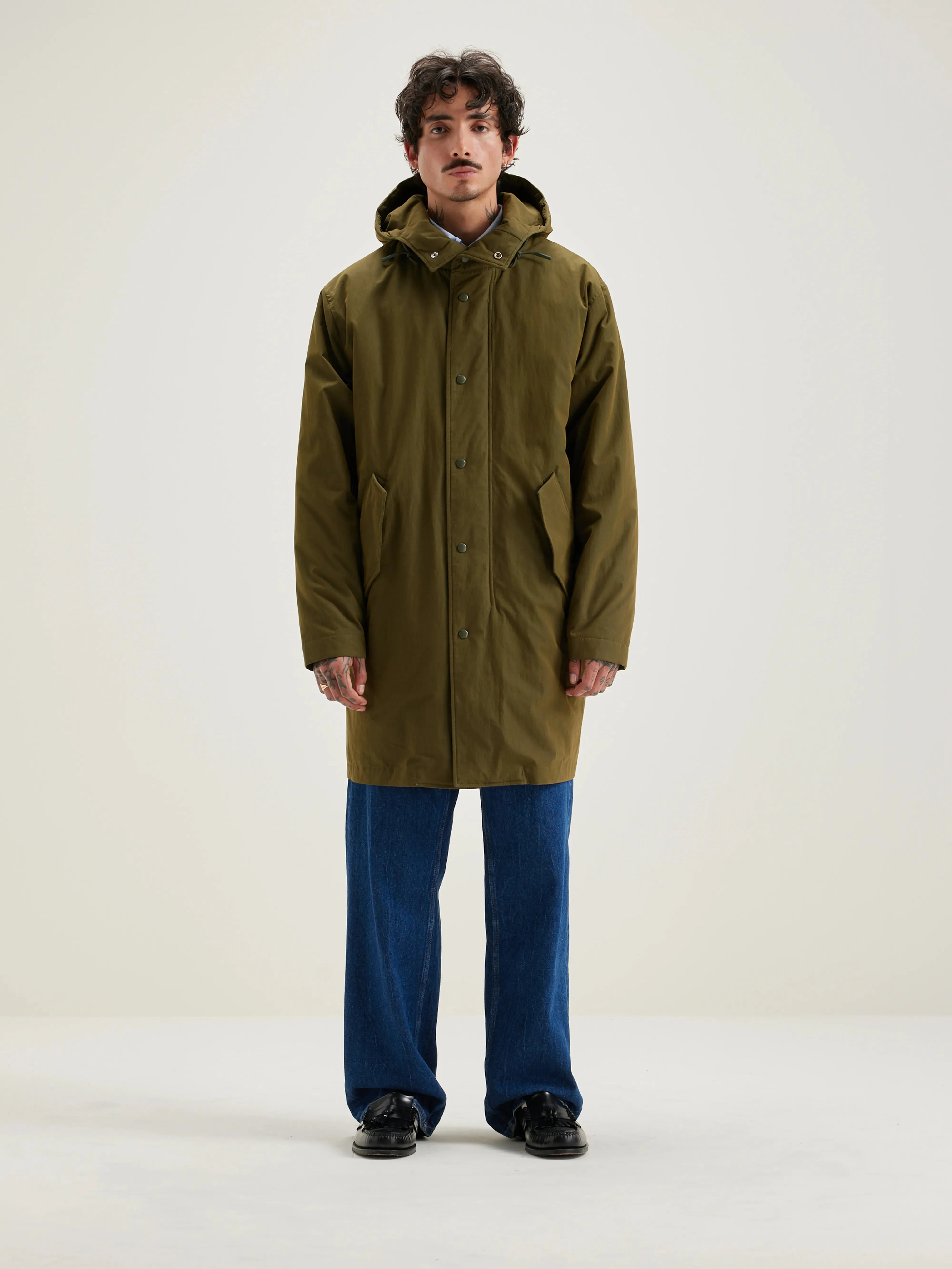 Hanson hooded parka (242 / M / OLIVE)