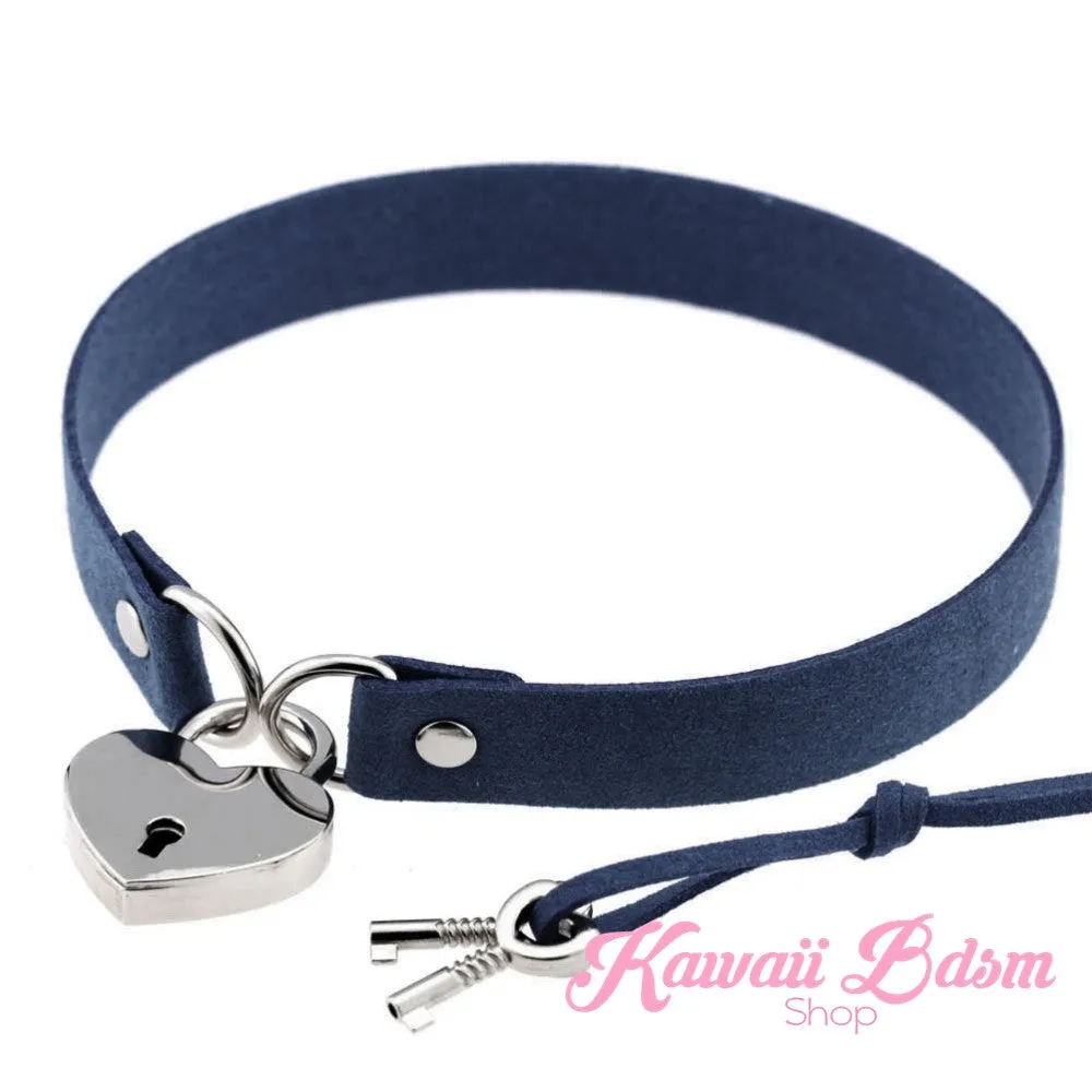 Heart Padlock Day collar