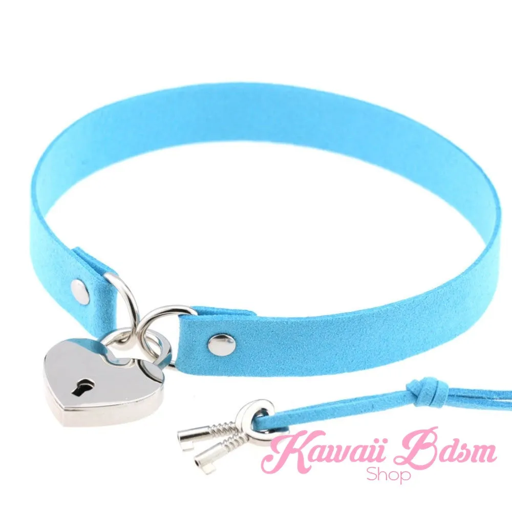 Heart Padlock Day collar