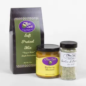 Homemade Soft Pretzel, Sea Salt & Gourmet Mustard Kit