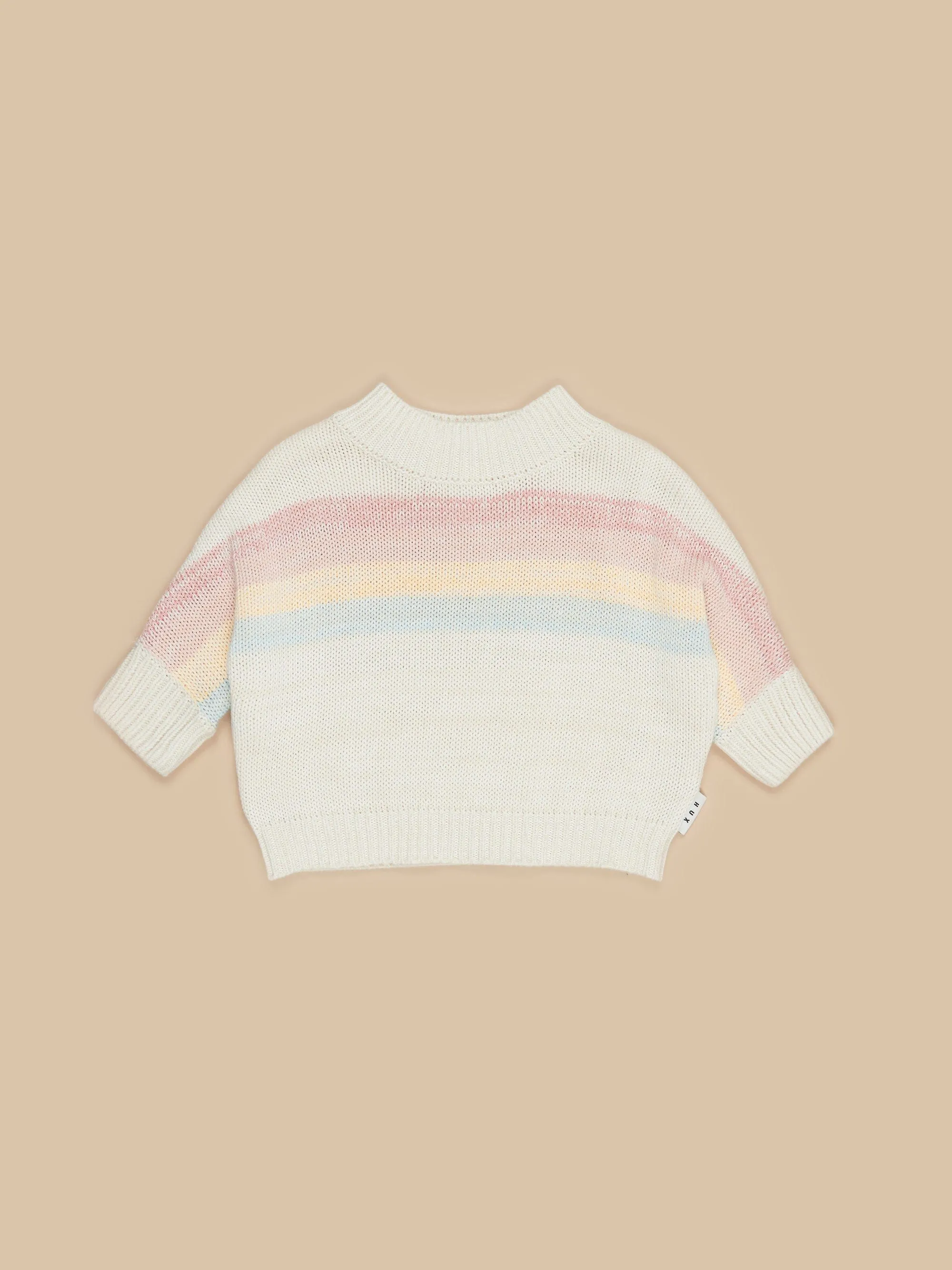 Huxbaby Rainbow Stripe Knit Jumper