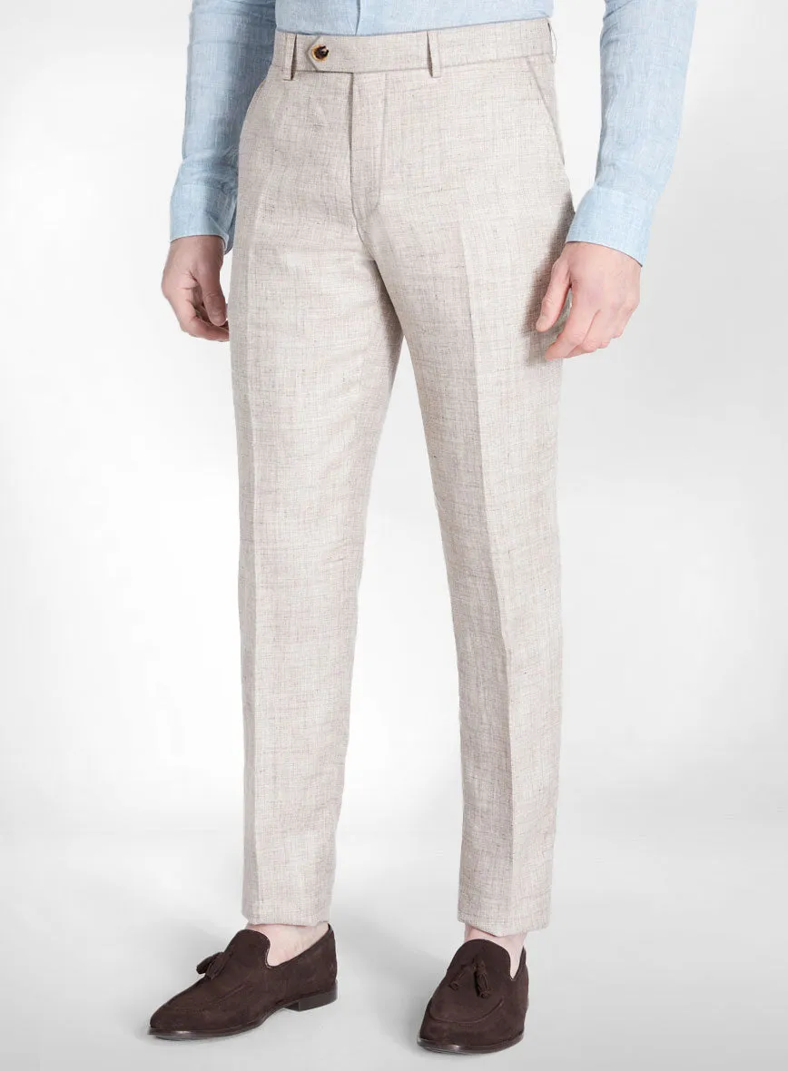 Italian Murano Wool Linen Pants