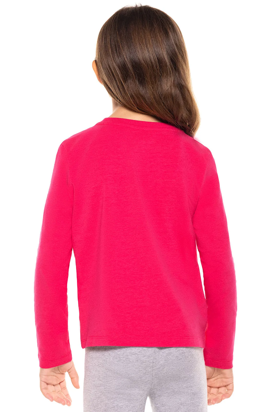 Kid's Coco Plum Everyday Long Sleeve T-Shirt  |  Magnolia Pink