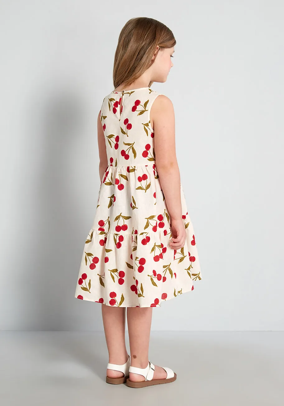 Kids The Cherries On Top Babydoll Dress