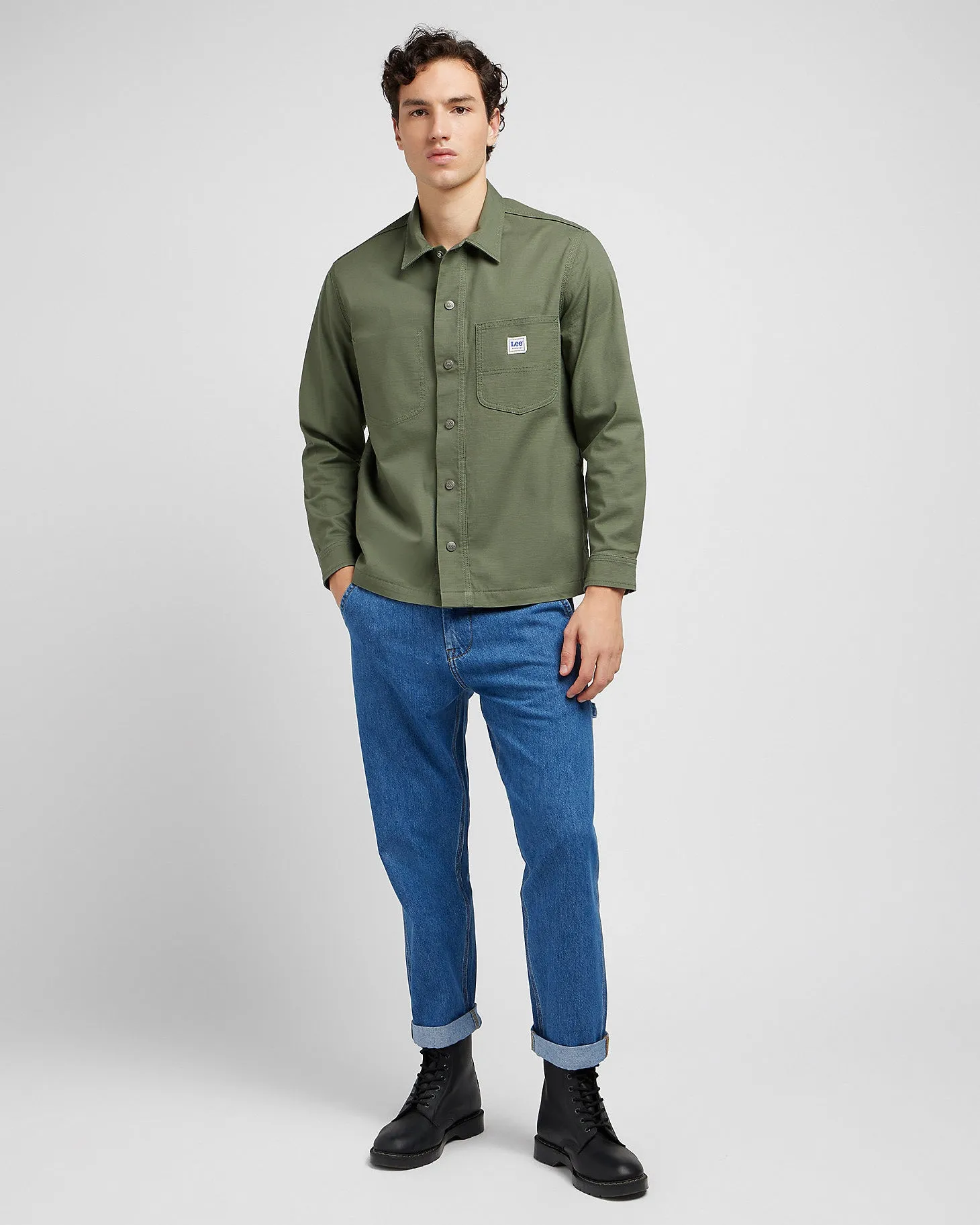 Lee Workwear Overshirt - Olive Grove