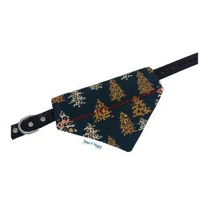 Leopard Christmas Tree Dog Bandana