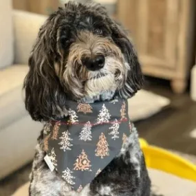 Leopard Christmas Tree Dog Bandana