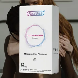 Lovense RealSize Standard 52mm Condoms