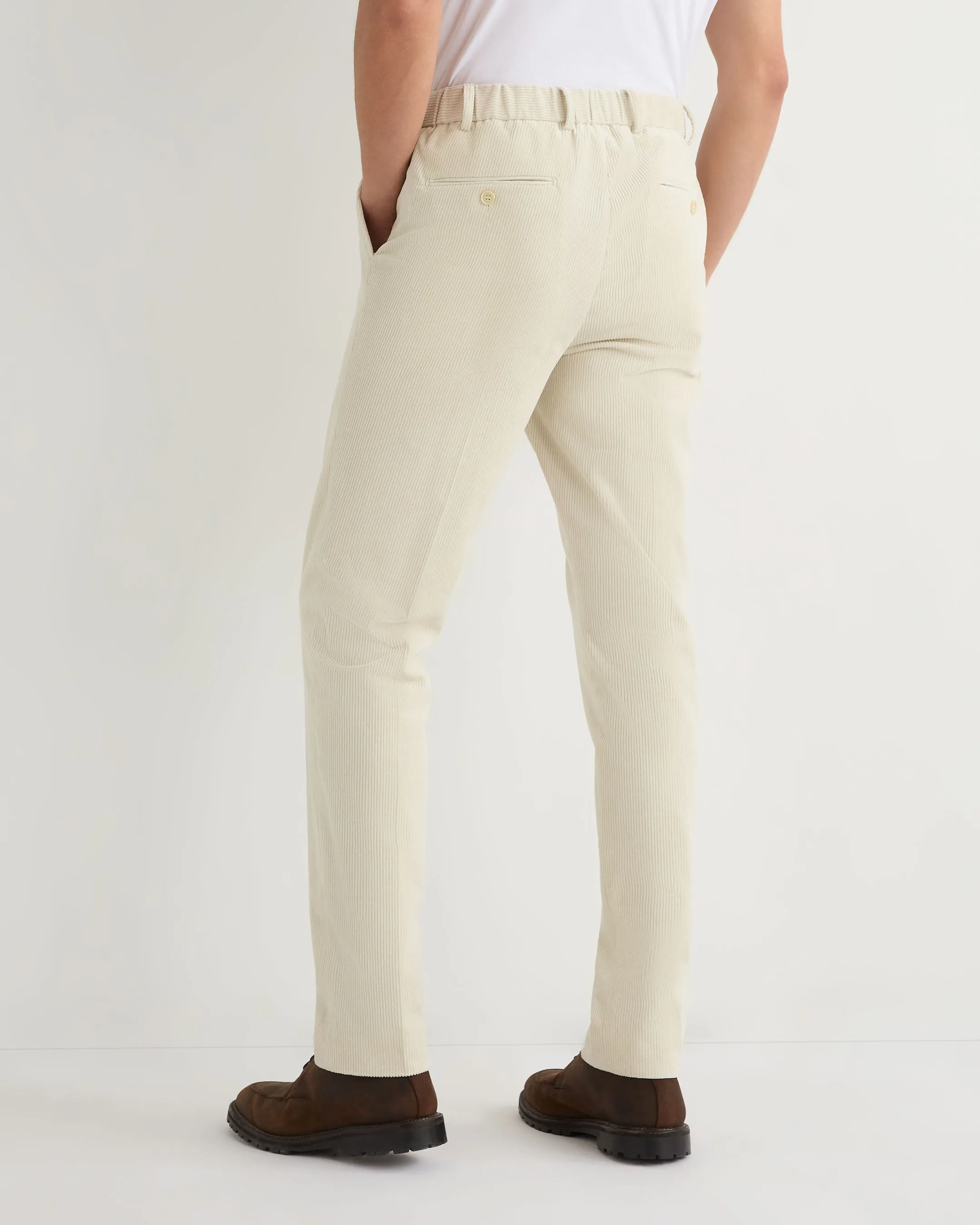 Men's Atrani Cord Pants Off White