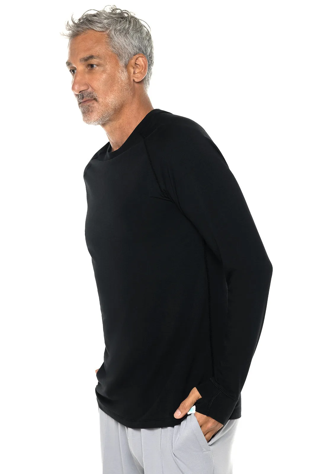 Men's LumaLeo Long Sleeve T-Shirt  |  Black