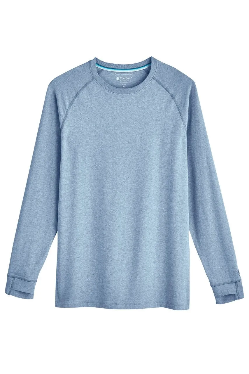 Men's LumaLeo Long Sleeve T-Shirt  |  Light Blue Heather