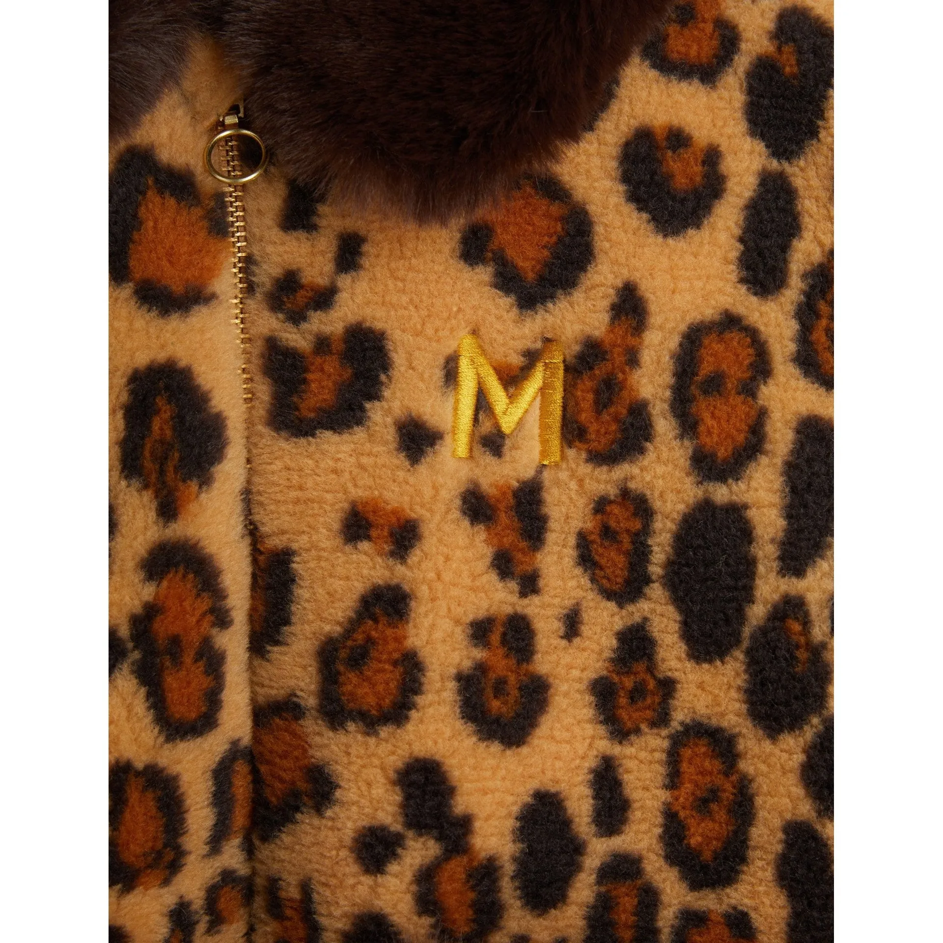 Mini Rodini - Leopard faux-fur jacket