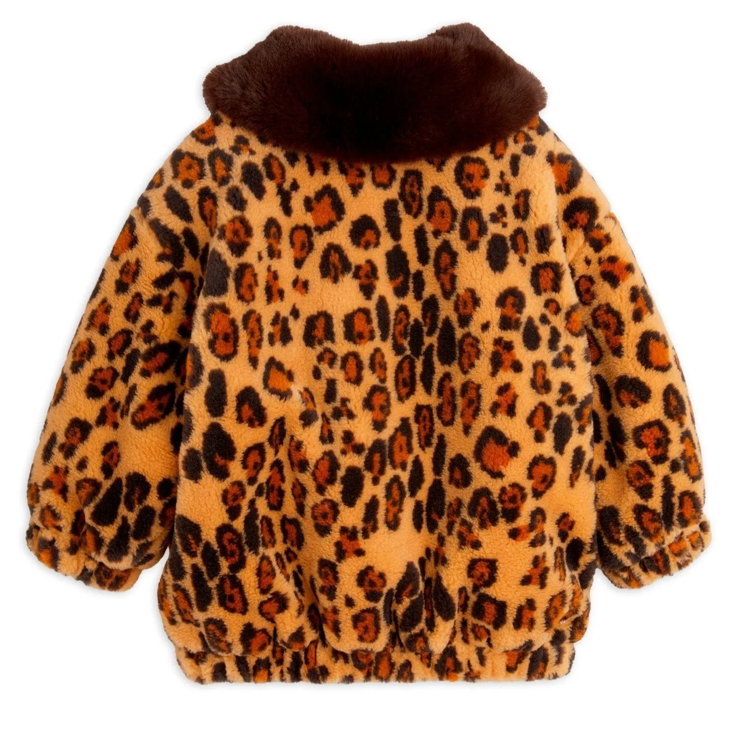 Mini Rodini - Leopard faux-fur jacket