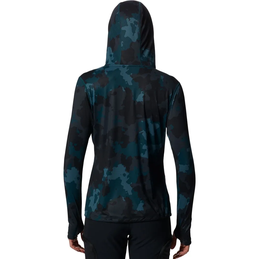 Mountain Hardwear Crater Lake Plus Size LS Hoody | Dark Marsh Pines Camo