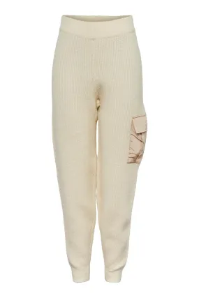 Naura Knit Pants - Antique White