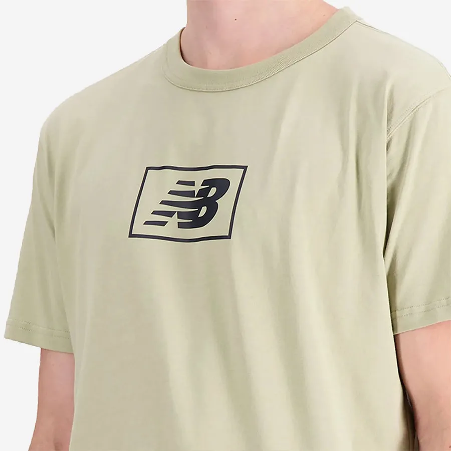 NB Essentials Logo T-Shirt - Fatigue Green