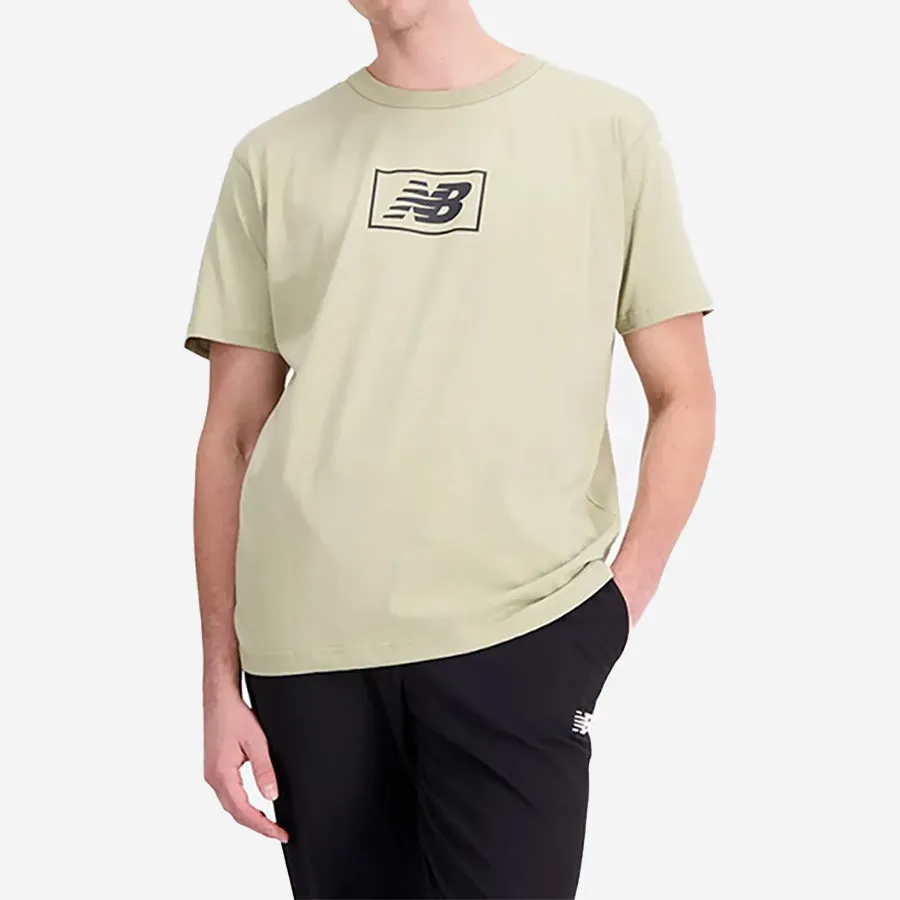 NB Essentials Logo T-Shirt - Fatigue Green