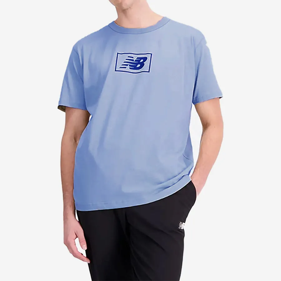 NB Essentials Logo T-Shirt - Mercury Blue