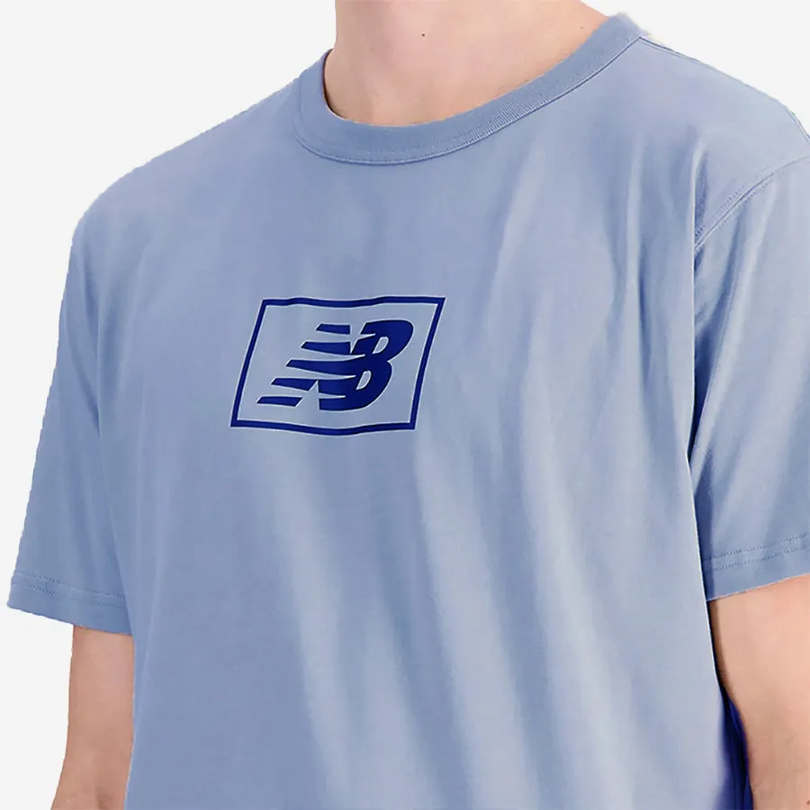 NB Essentials Logo T-Shirt - Mercury Blue