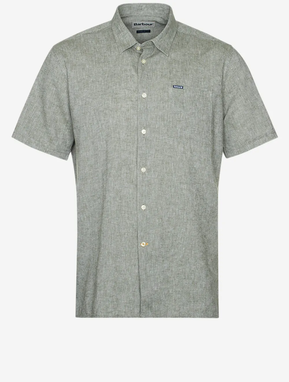 Nelson Short Sleeve Summer Shirt Bleached Olive