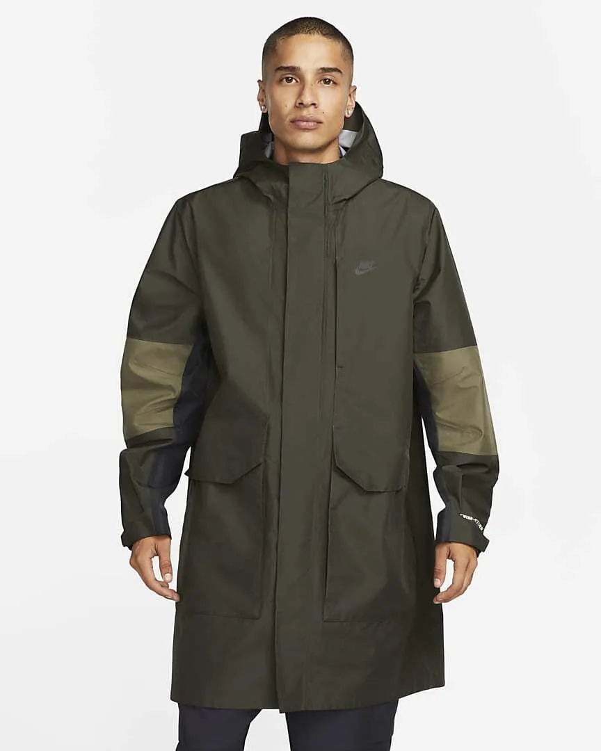 Nike Storm-FIT ADV Mens Parka Waterproof - Sequoia/Medium Olive/Black