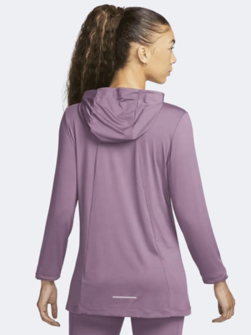 Nike Swift Element Women Running Long Sleeve Violet Dust