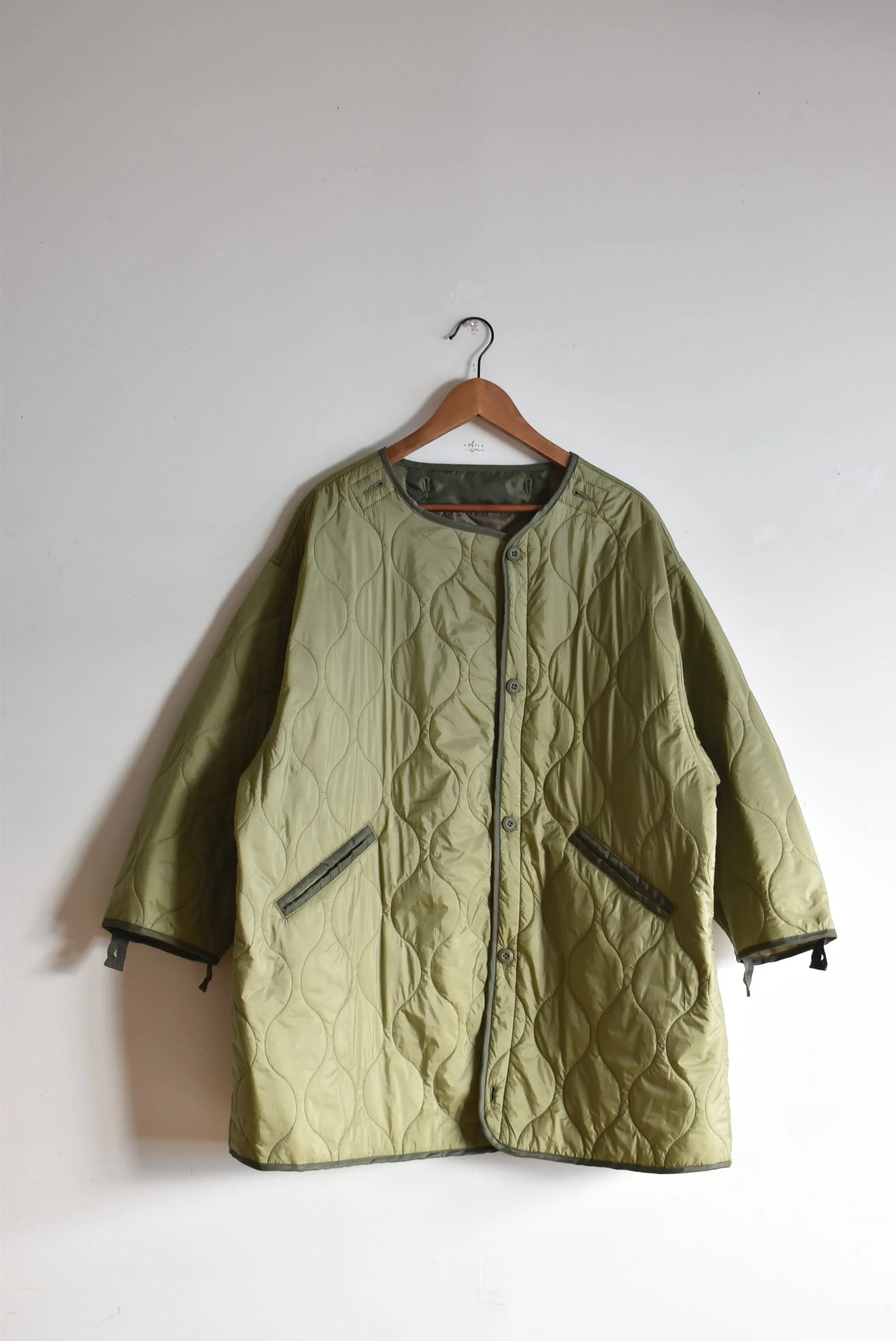 〈再入荷〉「noia」M65 type long coat -olive-