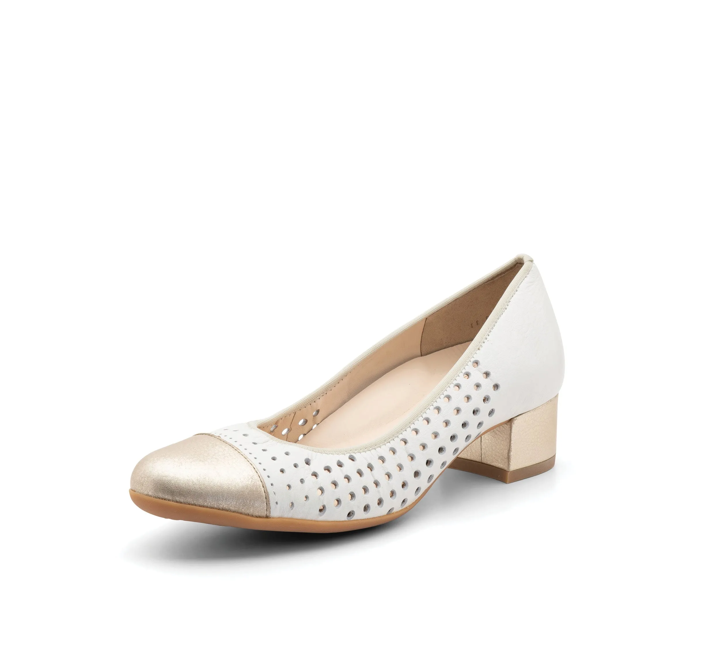 Nonie 2 Women's Cap-Toe Perforated Pump 35mm